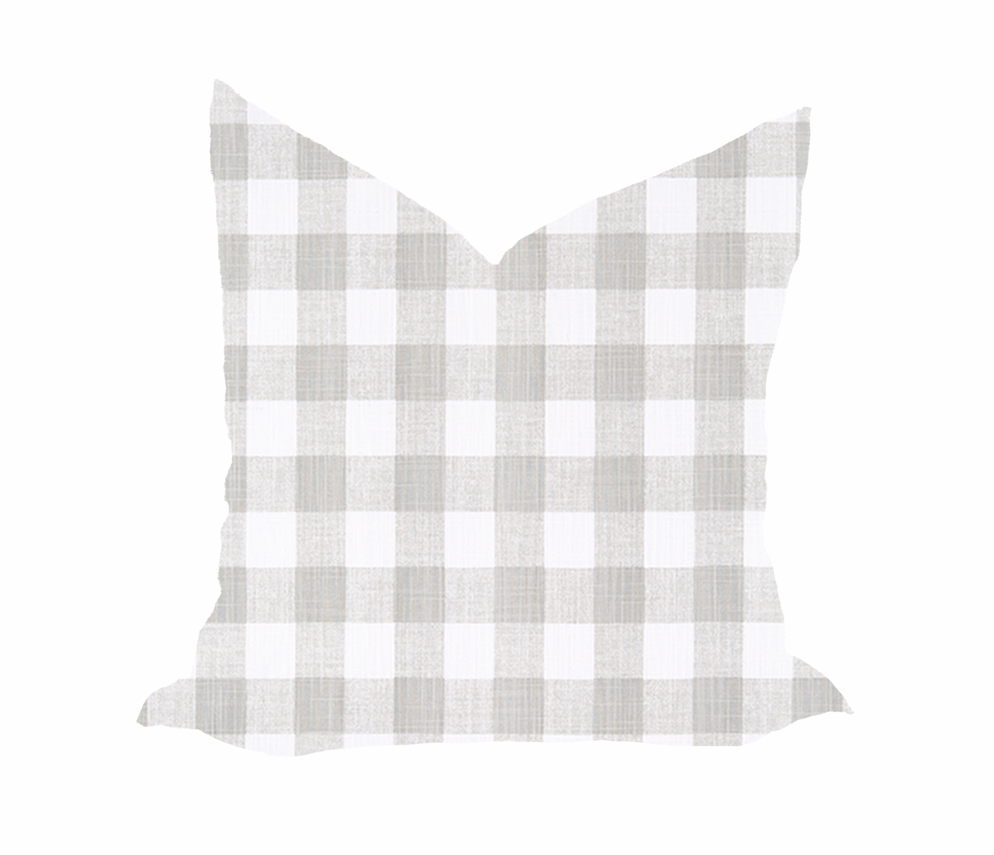 Buffalo Plaid French Grey Pillow Cover