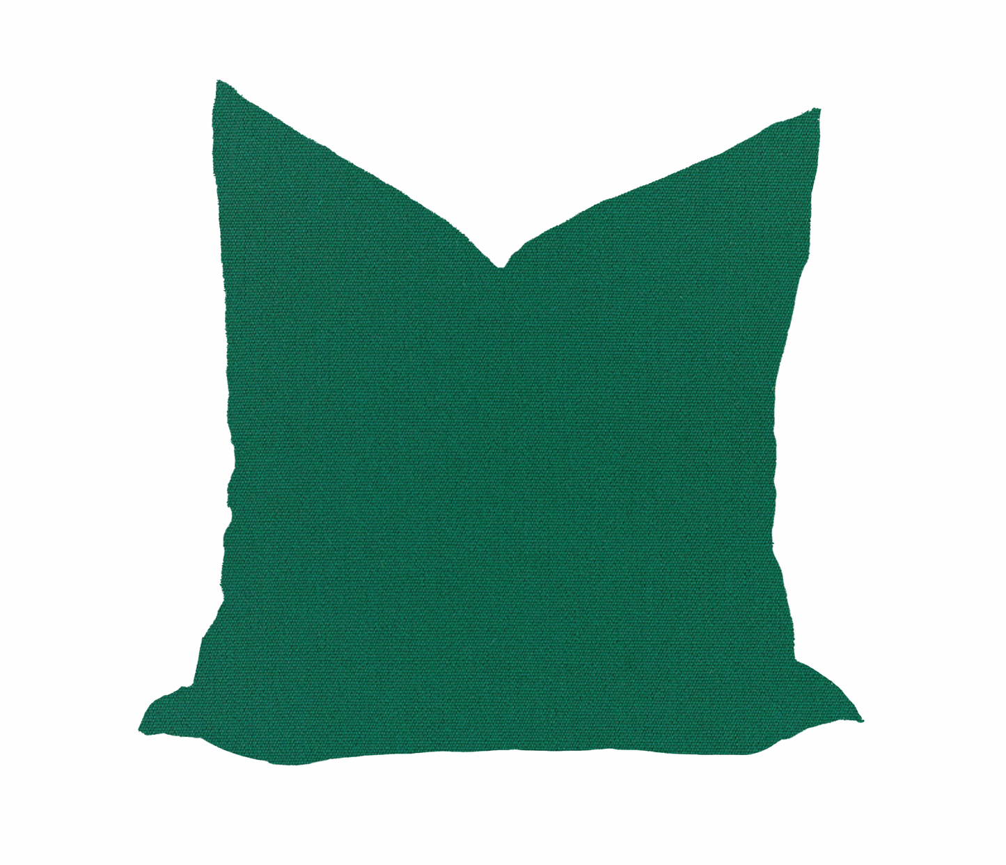 Sunbrella Canvas Forest Green Pillow Cover