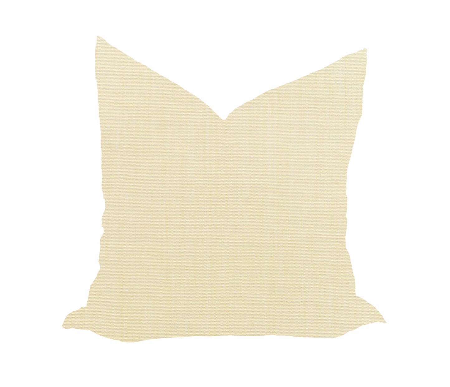 Sunbrella Canvas Vellum Pillow Cover