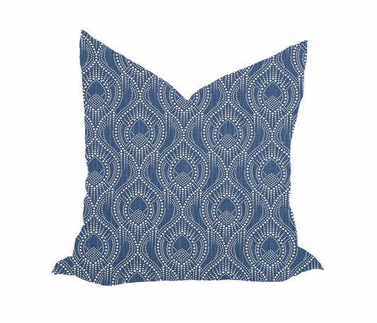 Alyssa Regal Navy Pillow Cover