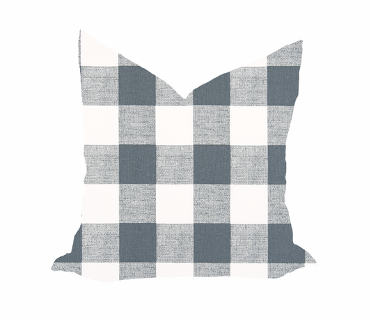 Anderson Gunmetal Twill Pillow Cover