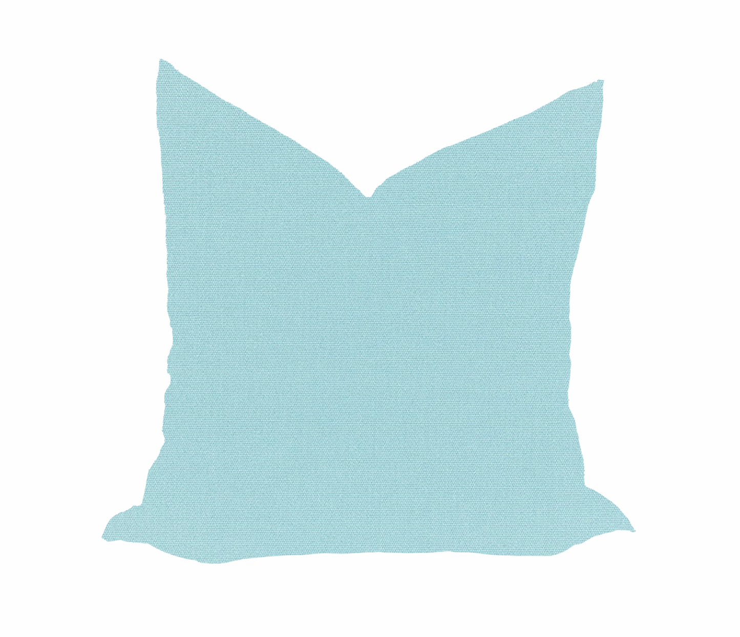 Sunbrella Canvas Mineral Blue Pillow Cover