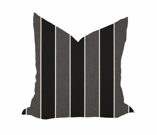 Sunbrella Peyton Granite Pillow Cover