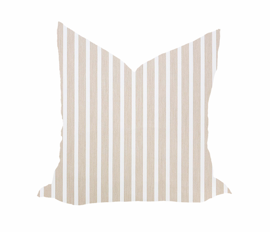 Sunbrella Shore Linen Pillow Cover